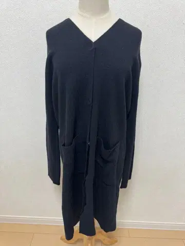 롱 니트 가디건