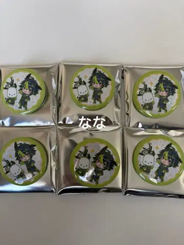 니지산지 산리오 랜덤 키라키라 캔뱃지 이나미 라이 6개 세트