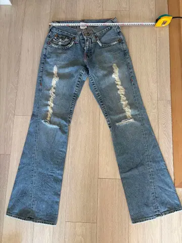 트루 릴리전 데님 팬츠, 사이즈 28 MADE IN USA