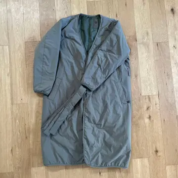 DESCENTE 카키 롱 코트