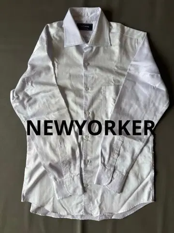 NEWYORKER 뉴요커 옅은 퍼플 무지 긴팔 셔츠 L