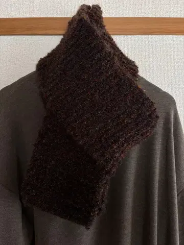 손뜨개질 머플러