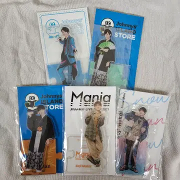 SnowMan 무카이 코지 아크릴 스탠드 5개 세트