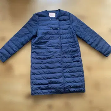 엠마클레 네이비 롱 다운 자켓