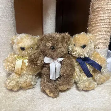 곰 봉제 인형 3개 세트