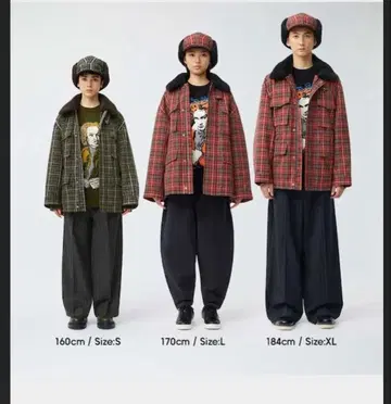 gu 뷰티풀피플 체크 보아 블루종 S