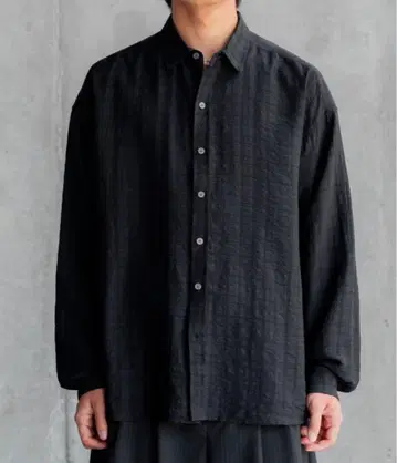 SINSS 시어 셔츠 블랙