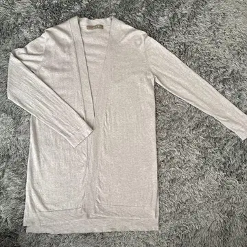 UNITED ARROWS 그레이 롱 가디건 캐시미어