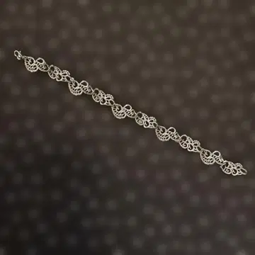 치에키리하라 실버 레이스풍 팔찌