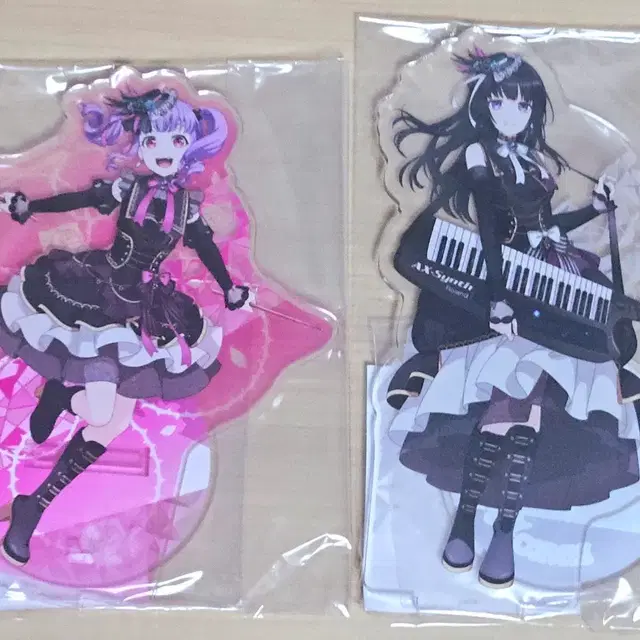 뱅드림 10주년 아코 린코 아크릴 스탠드 미개봉