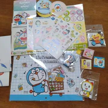 도라에몽 묶음 판매 달력 그림 엽서 씰 마그넷 외