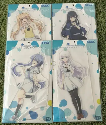 Summer pockets 플래티넘 잡화 빅 아크릴 스탠드 전 4종