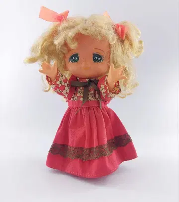 쇼와 레트로 당시물 캔디캔디 소프트 비닐 옷 갈아입히기 인형