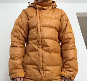 본파이어 스노우보드, 아웃도어 브라운 후드 부착 다운 자켓