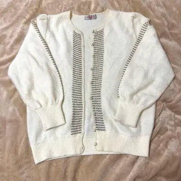 아이보리 니트 가디건