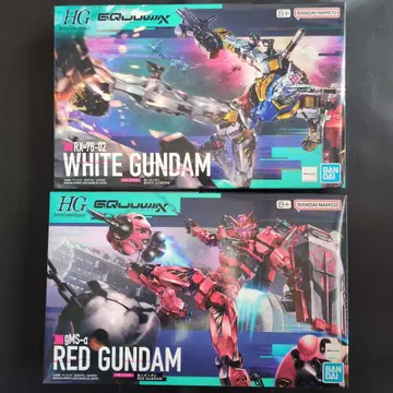 HG 화이트 건담 & 빨간색 건담