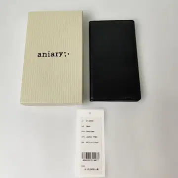 택 포함 미사용 새상품 aniary 아니아리 앤티크 가죽 카드 케이스