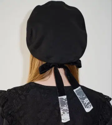 idem 이뎀 레이스 리본 로맨틱 베레모