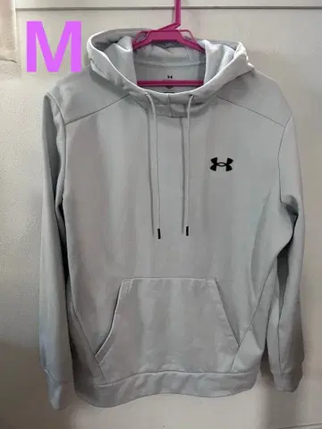 언더아머 라이트 그레이 후드티 M