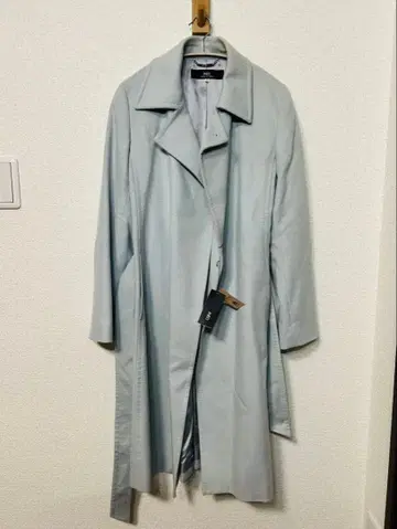 이네드 INED 라이트 블루 캐시미어 100% 코트 일본제