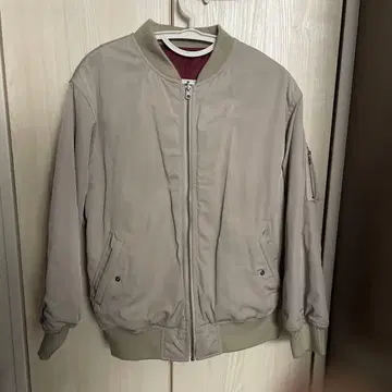 MA-1 스타일 베이지 자켓