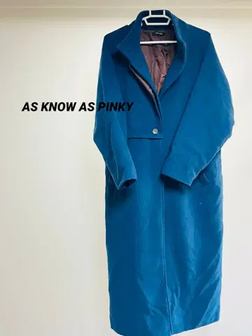 AS KNOW AS PINKY 깔끔한 롱 코트 Free size