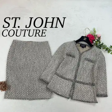 J869 새상품급 M 생트 욘 스커트 셋업 그레이 여성용