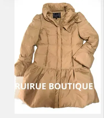 루일 에 부티크 리본 다운 코트 M 볼륨 다운80