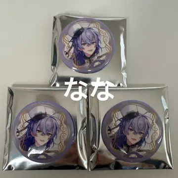 니지산지 산리오 랜덤 키라키라 캔뱃지 호시미치 쇼 3개 세트