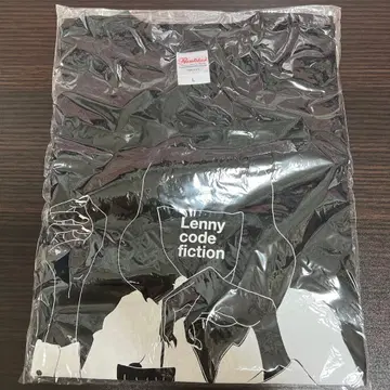 Lenny code fiction 그래픽 T셔츠 블랙