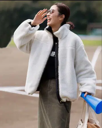 TAION x UNFILO 리버서블 보아 자켓 새상품