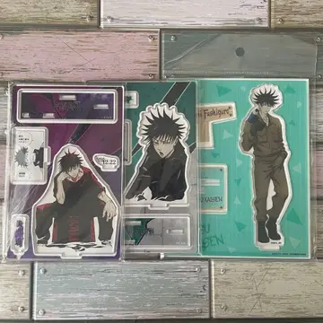 주술회전 후시구로 메구미 아크릴 스탠드 모음 + 캔뱃지