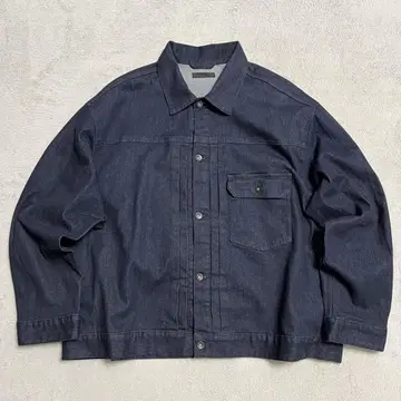 빅 사이즈 특대형 4XL UNIQLO 데님 자켓 새상품급 R-8401