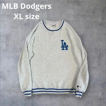 MLB 다저스 LA 로고 자수 아이보리 트레이닝복 XL