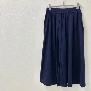 Lui Chantant 니트 롱 스커트 와이드 팬츠 네이비 9호