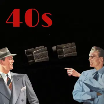 빈티지 넥타이 커프스 라이온 아르데코 레트로 신사 앤티크