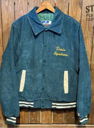 80s~90s 챔피온 코듀로이 바시티 자켓