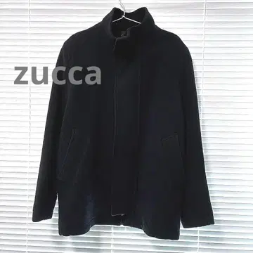 일본제 zucca [ S ] 울 자켓 블랙 하이넥