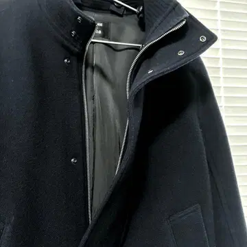 일본제 zucca [ S ] 울 자켓 블랙 하이넥