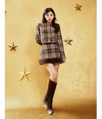 Darich 체크 트위드 셋업