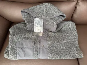 GU ENGINEERED GARMENTS 보아 플리스 스냅 후드티