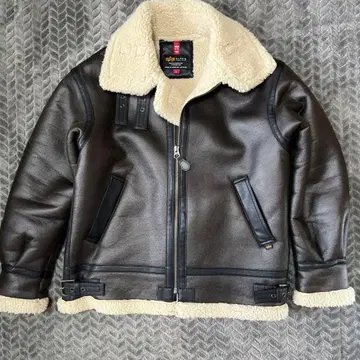 알파인더스트리 무스탕 자켓 플라이트 자켓 B-3