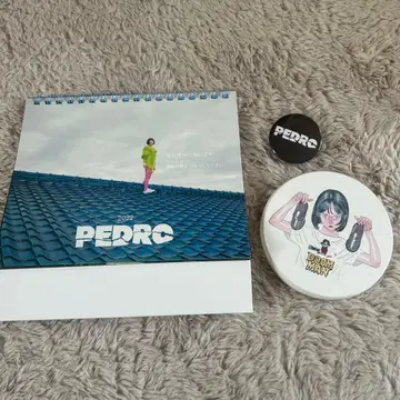 PEDRO 달력 코스터 캔 배지