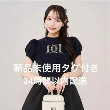 미개봉 새상품 Darich 다리치 팬시 비즈 DD 로고 니트탑