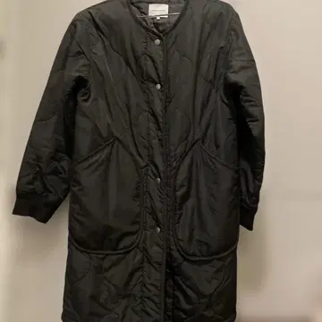 ANTIQULOTHES 블랙 퀼팅 자켓 M