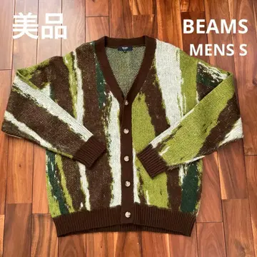 새상품급 BEAMS 남성용 가디건 올 패턴 S