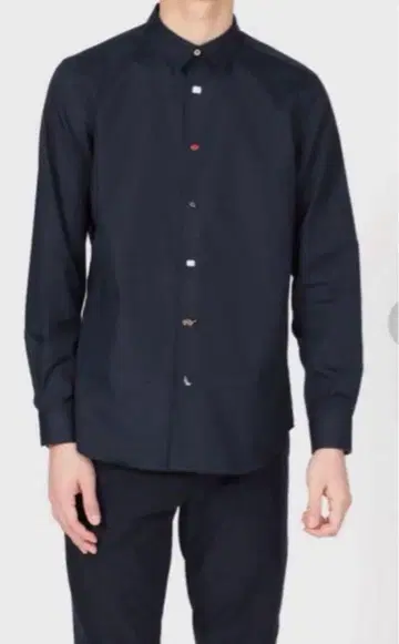 [새상품급] Paul Smith 참 버튼 셔츠 L 네이비