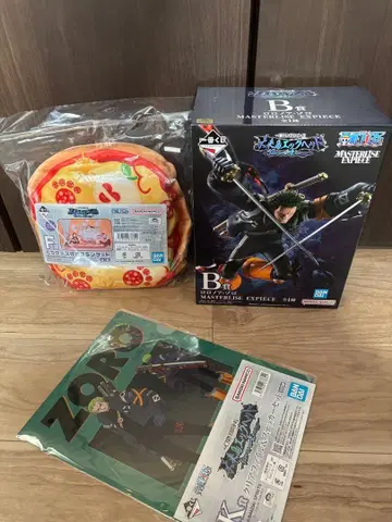 제일복권 원피스 에그헤드 조로 담요 클리어 파일