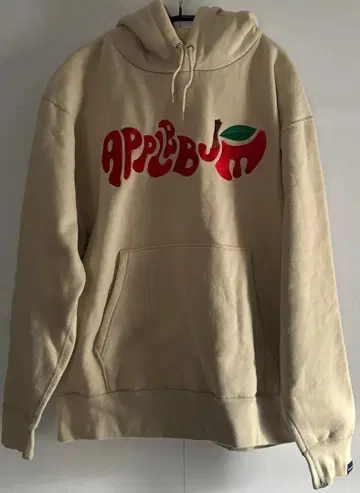 APPLEBUM 두꺼운 원단 후드티 베이지 XL