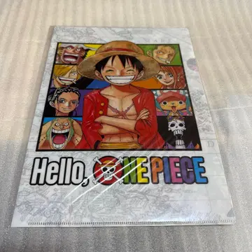 Hello ONE PIECE A4 클리어 파일